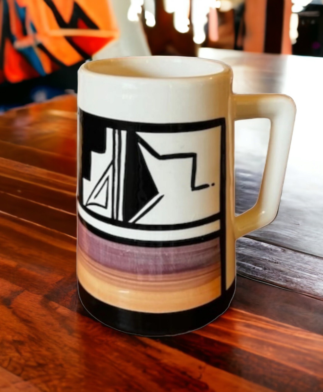 Ute Mountain Sherry Eyetoo #72 16 Ounce Ceramic Mug Artist Signed Large Mug