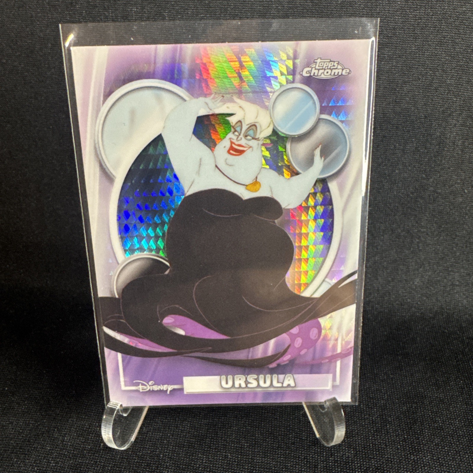 2026 Topps Chrome Disney #108 Ursula Prism Refractor
