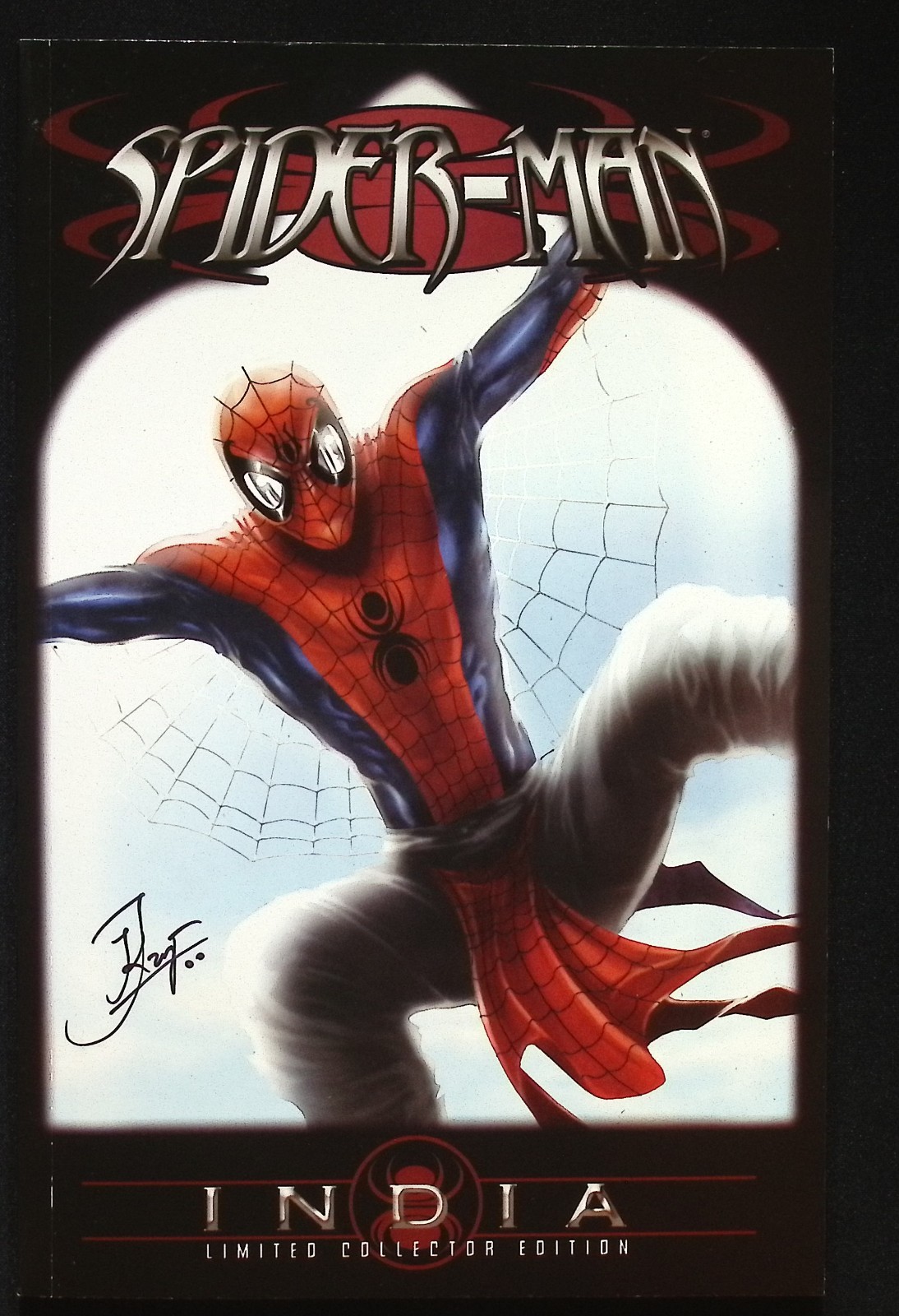 Spider-Man India Limited Collector Edition (2005) VF/NM TPB Signed Jeevan Kang