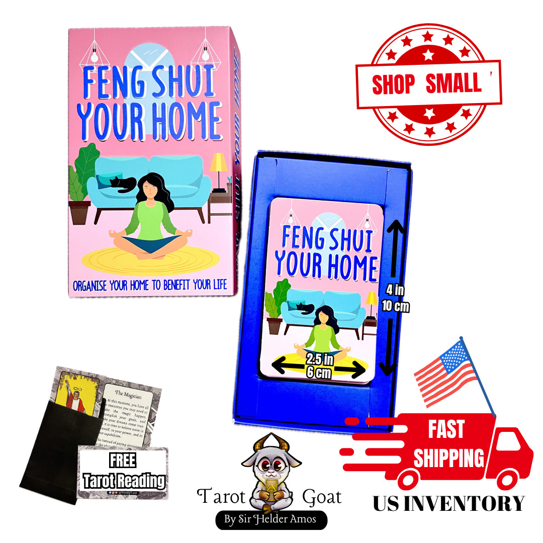 Feng Shui Your Home – Set of 100 Cards to learn about Feng Shui and Home Decor