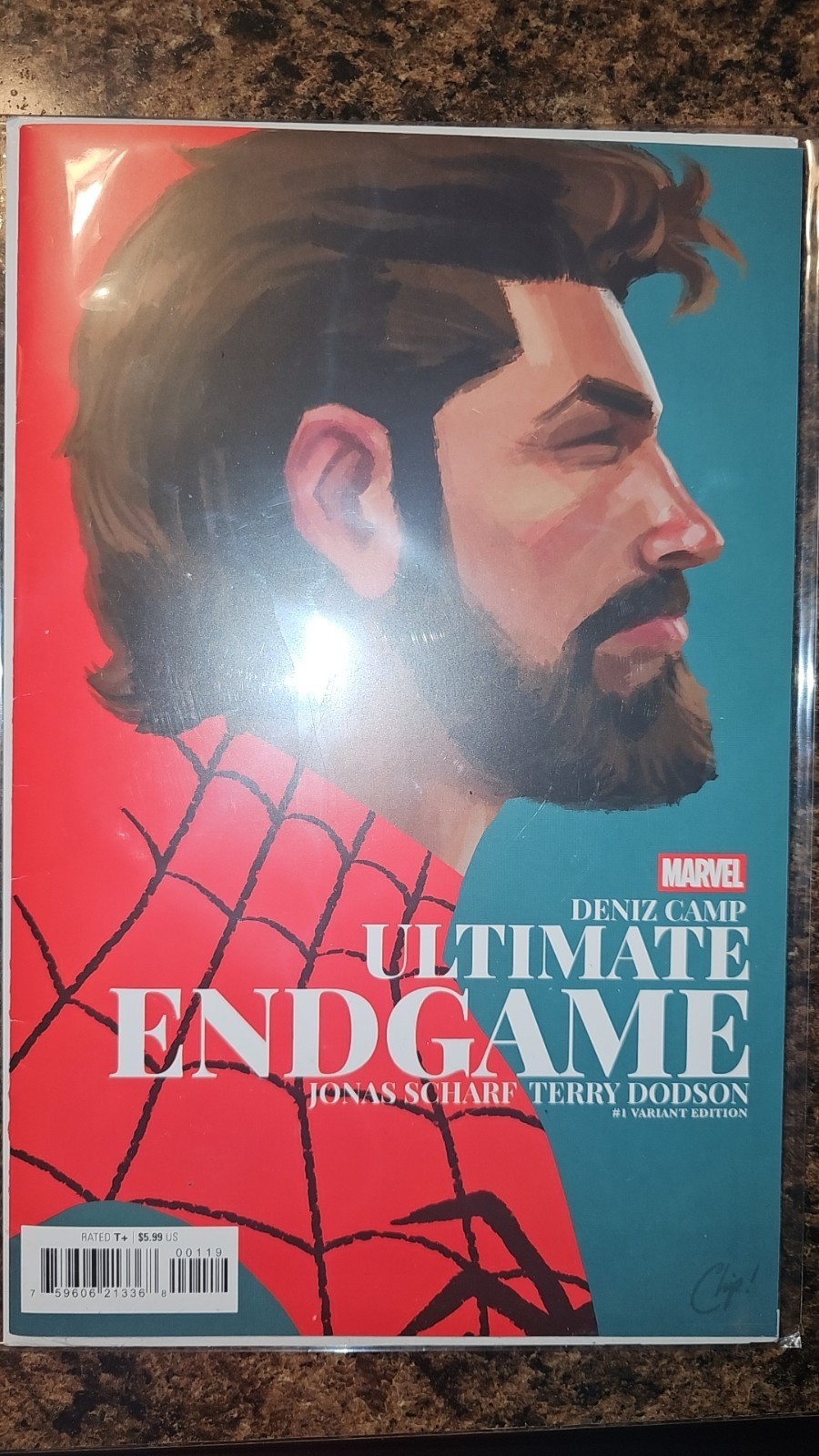 Ultimate Endagame #1 – Chip Zdarsky Cover – 1:1000 variant – Spine ticks