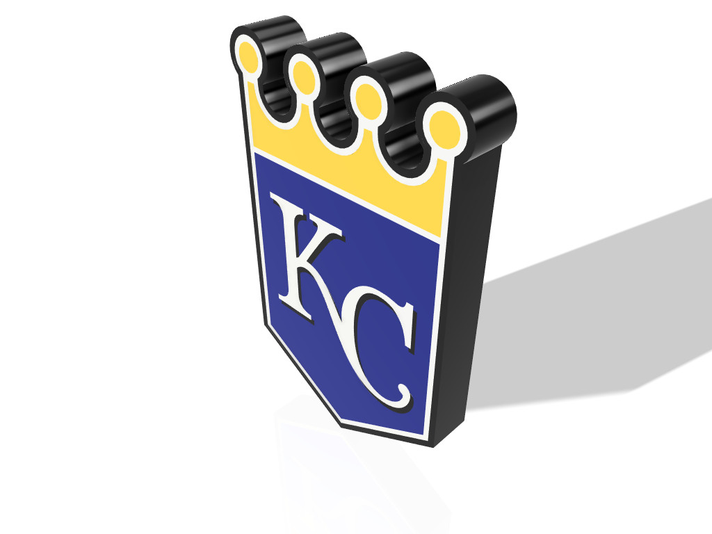 Royals LED Lightbox – Unique MLB Gift | Handmade 3D Printed USB Display