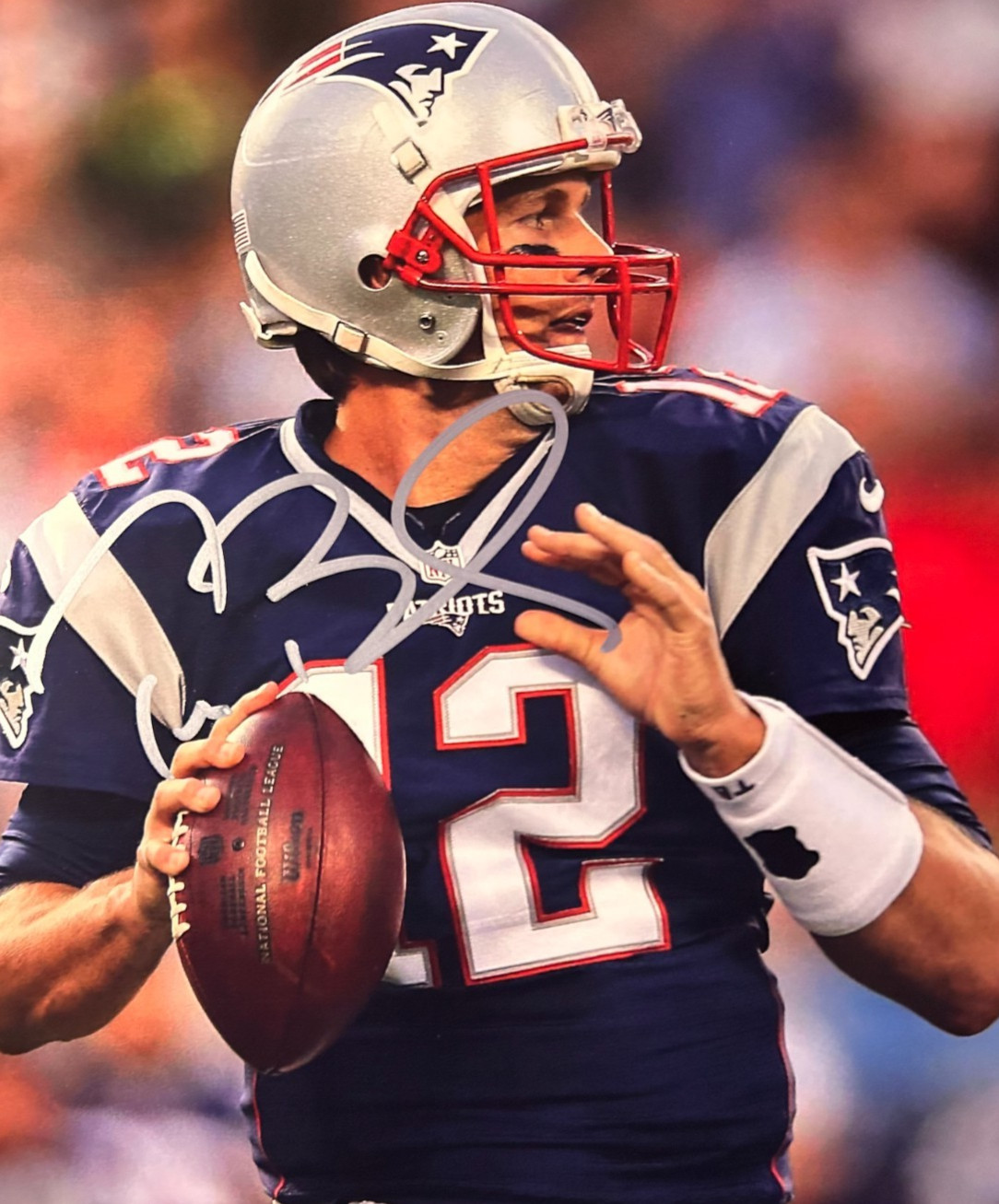 TOM BRADY Signed Autograph 8×10″ NFL: PATRIOTS Authentic Original w/COA Included