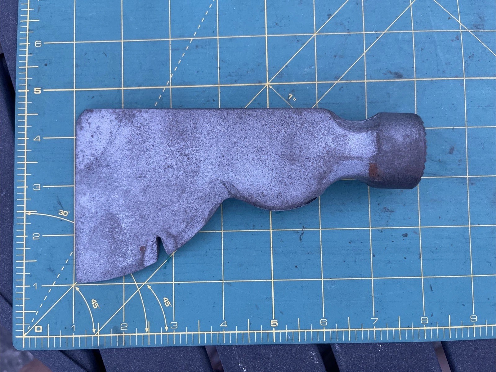 Handyman Hatchet Head Unbranded, Sandblasted and Ready for a Handle & Finish