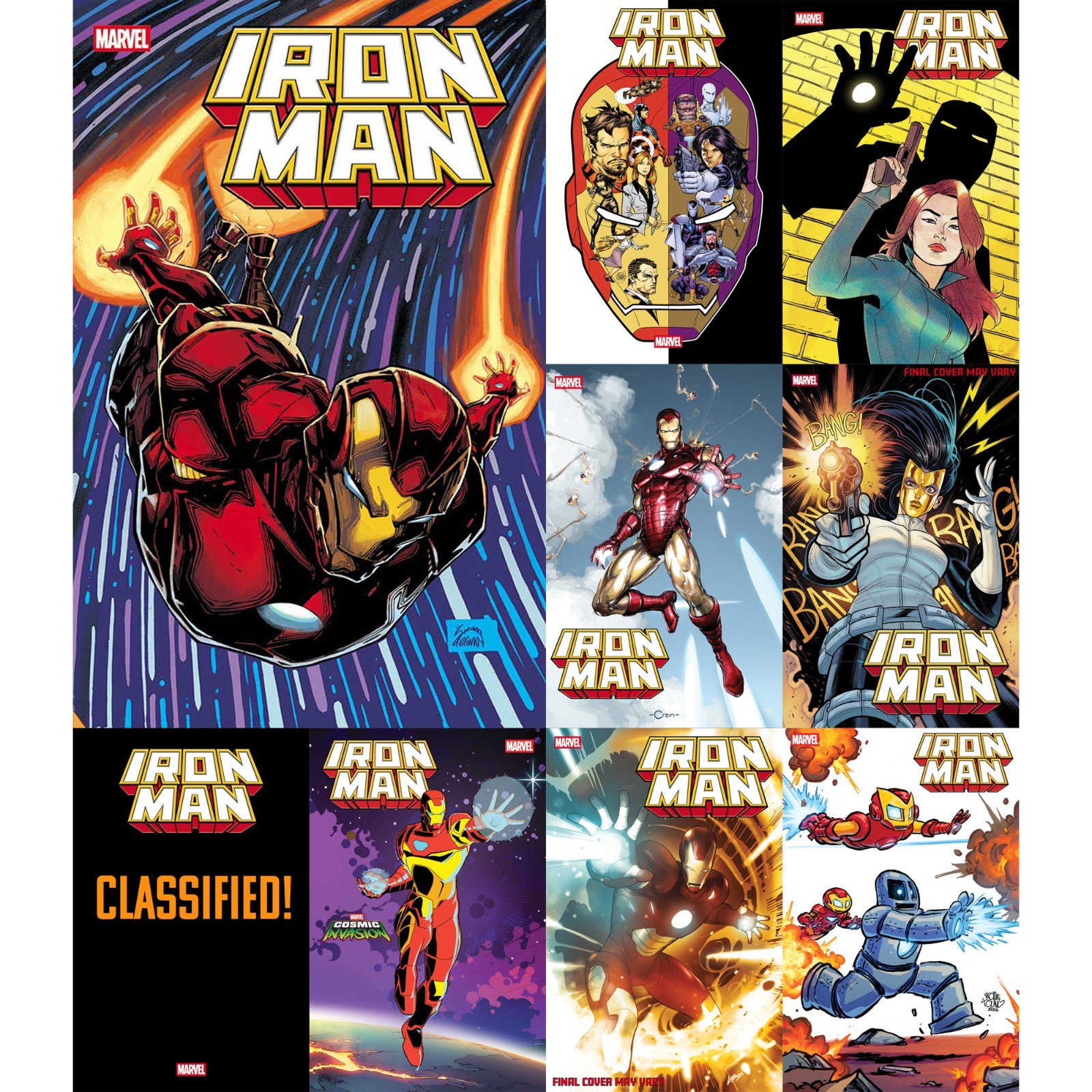 Iron Man (2026) #1 2 3 4 5 6 Marvel Comics COVER SELECT