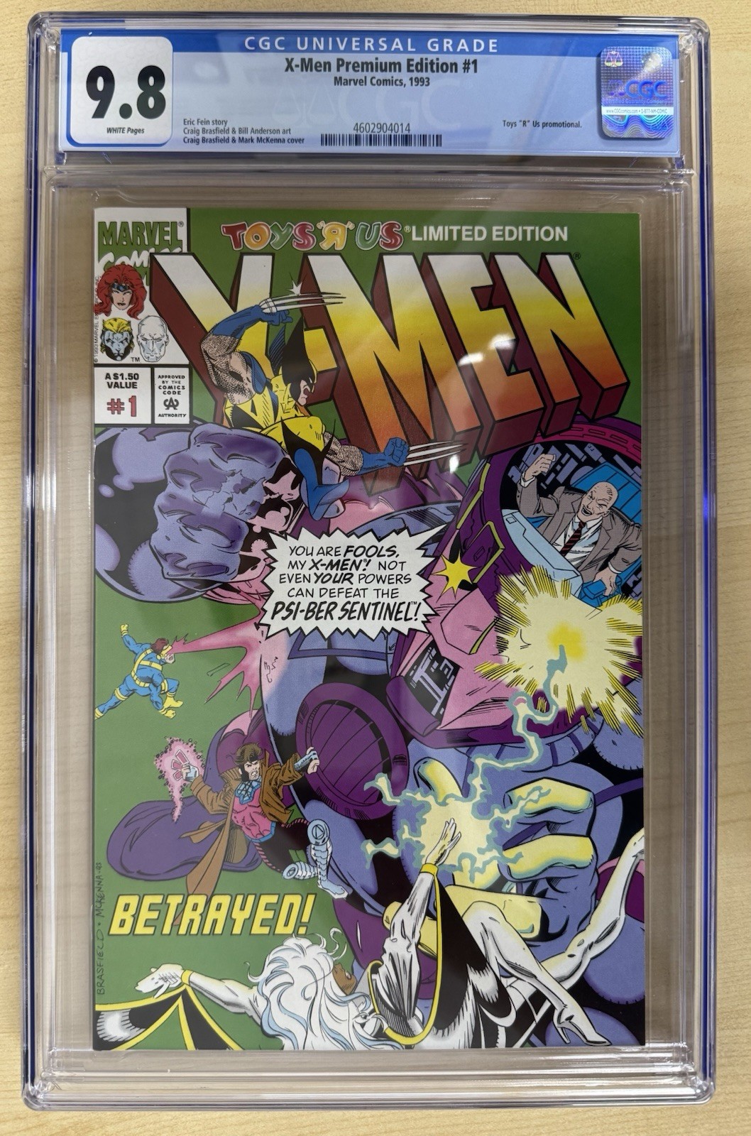 X-MEN Premium Edition #1 CGC 9.8 – 1st Deadpool Wolverine? Rare Toys R Us Promo