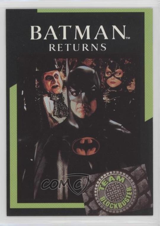 1993 Team Blockbuster Video Games Batman The Penguin Catwoman Returns #3 0lk4
