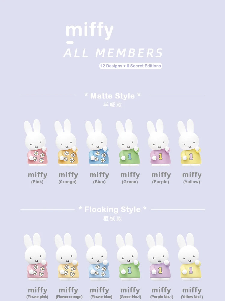 Miffy Multi-Functional Storage Rack – Ring & Pen Holder Anime Figure,1 blind box