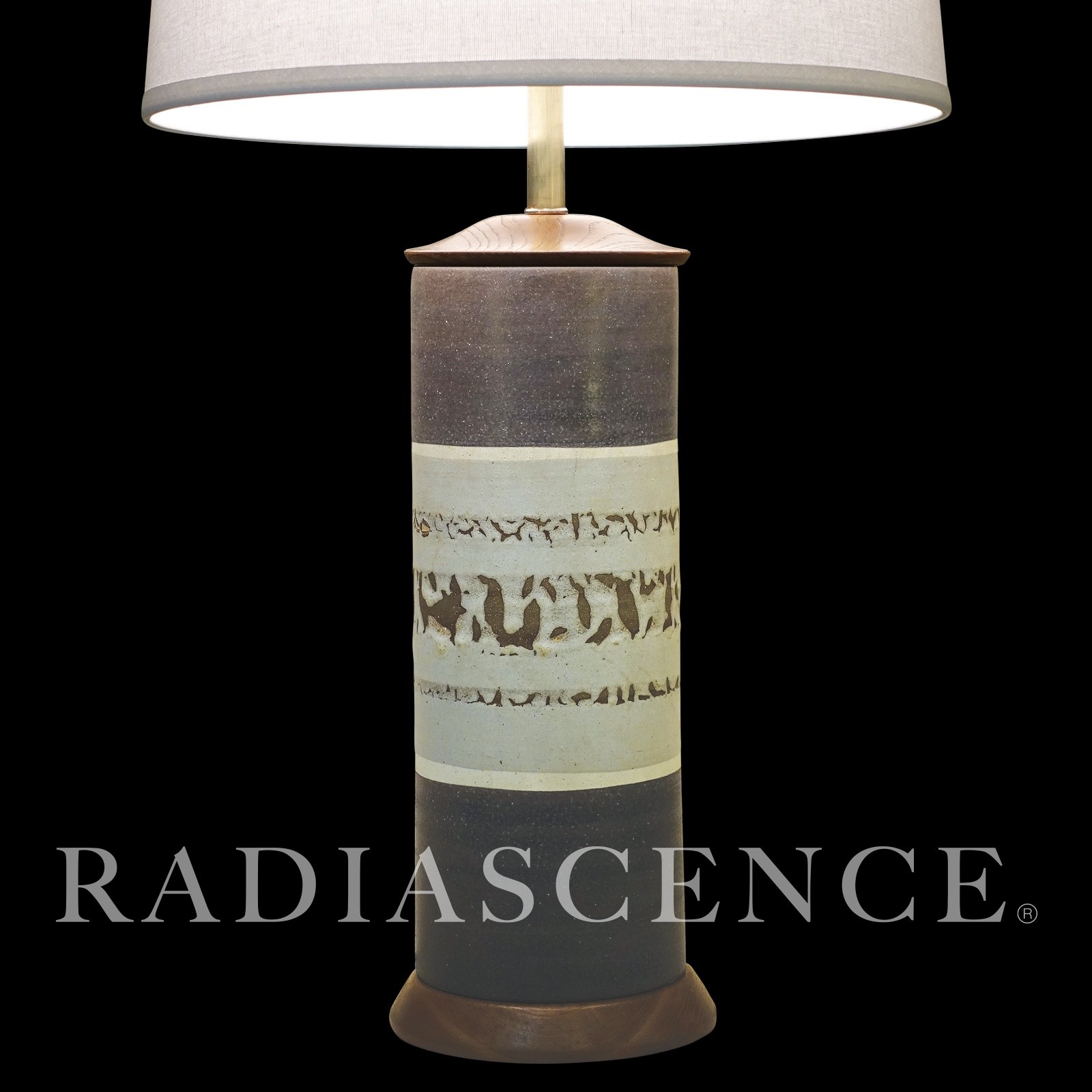 XL MODERN CALIFORNIA STUDIO ART POTTERY CERAMIC TABLE LAMP 1960’s MARSHALL MARTZ