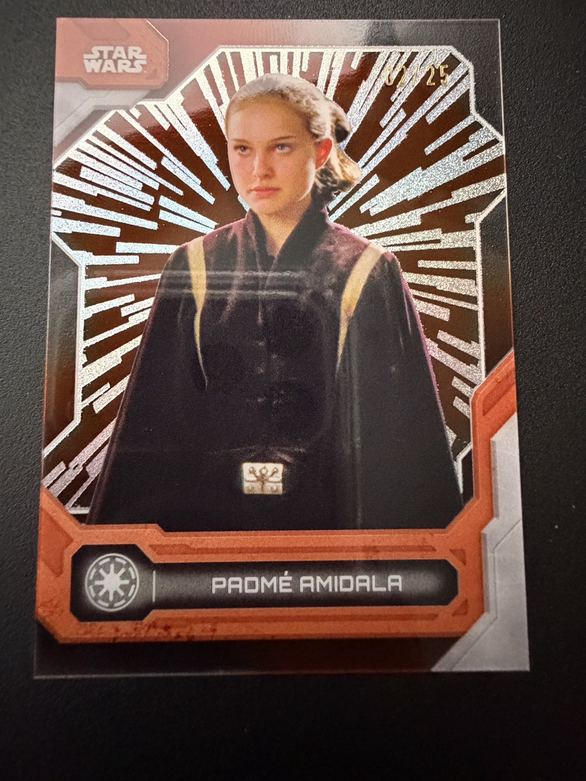 2024 Topps High Tek Star Wars Padme Amidala Red Hyperspace 02/25