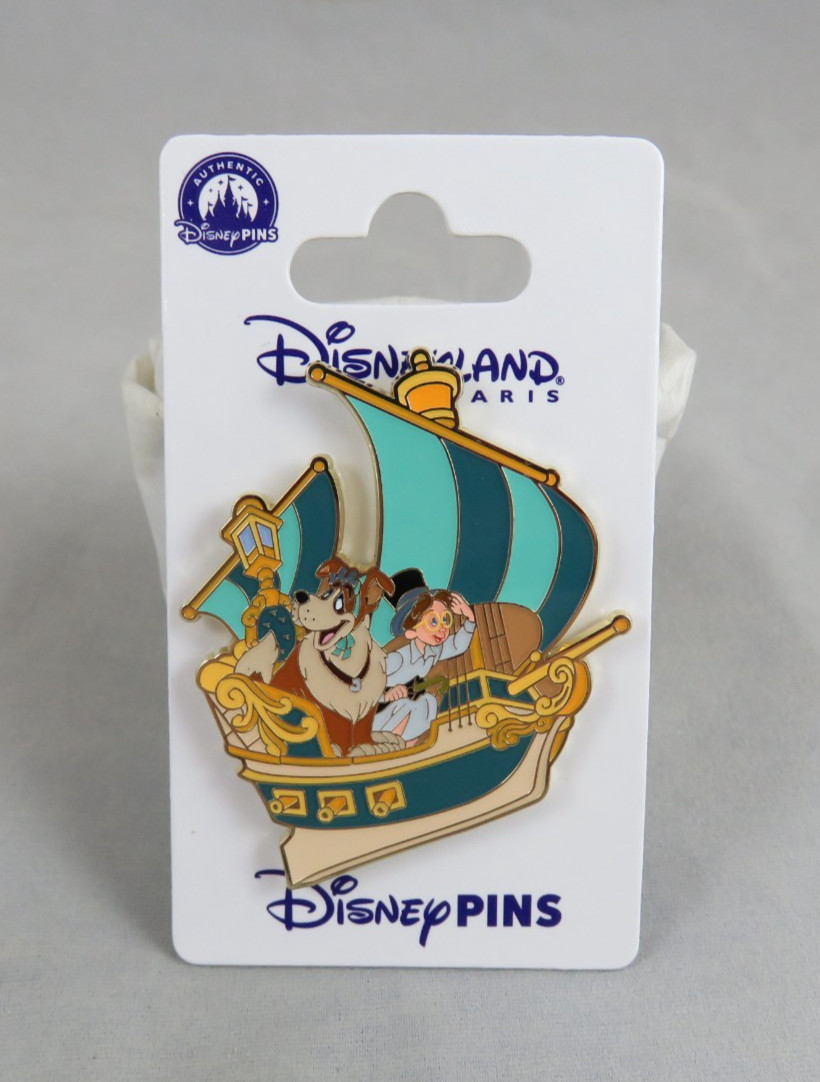 Disney Disneyland Paris DLP Pin – John and Nana in a Galleon Peter Pan’s Flight