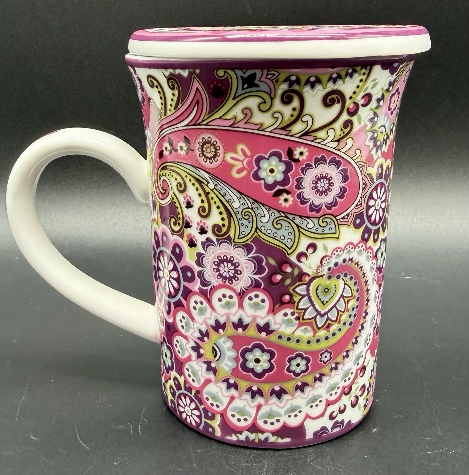 Vera Bradley Very Berry Paisley Coffee Tea Cup Mug Barnes & Noble