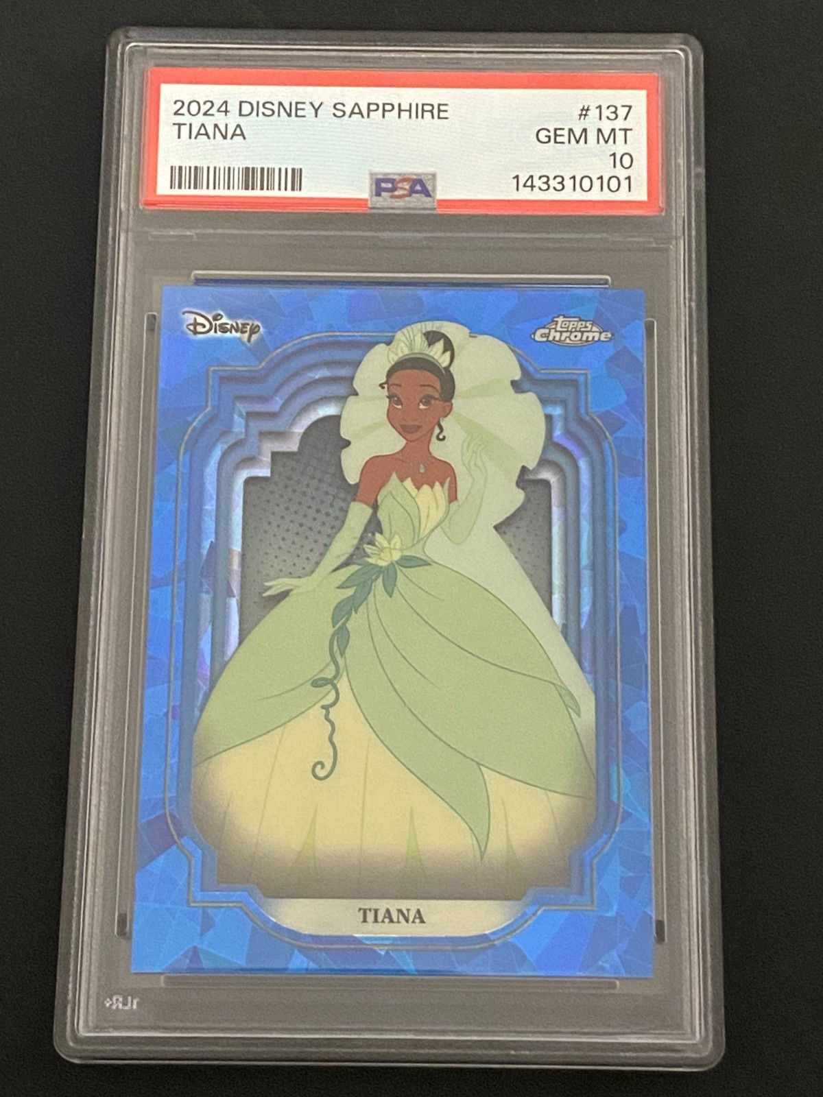 2024 Topps Disney Sapphire Tiana PSA 10 Gem Mint