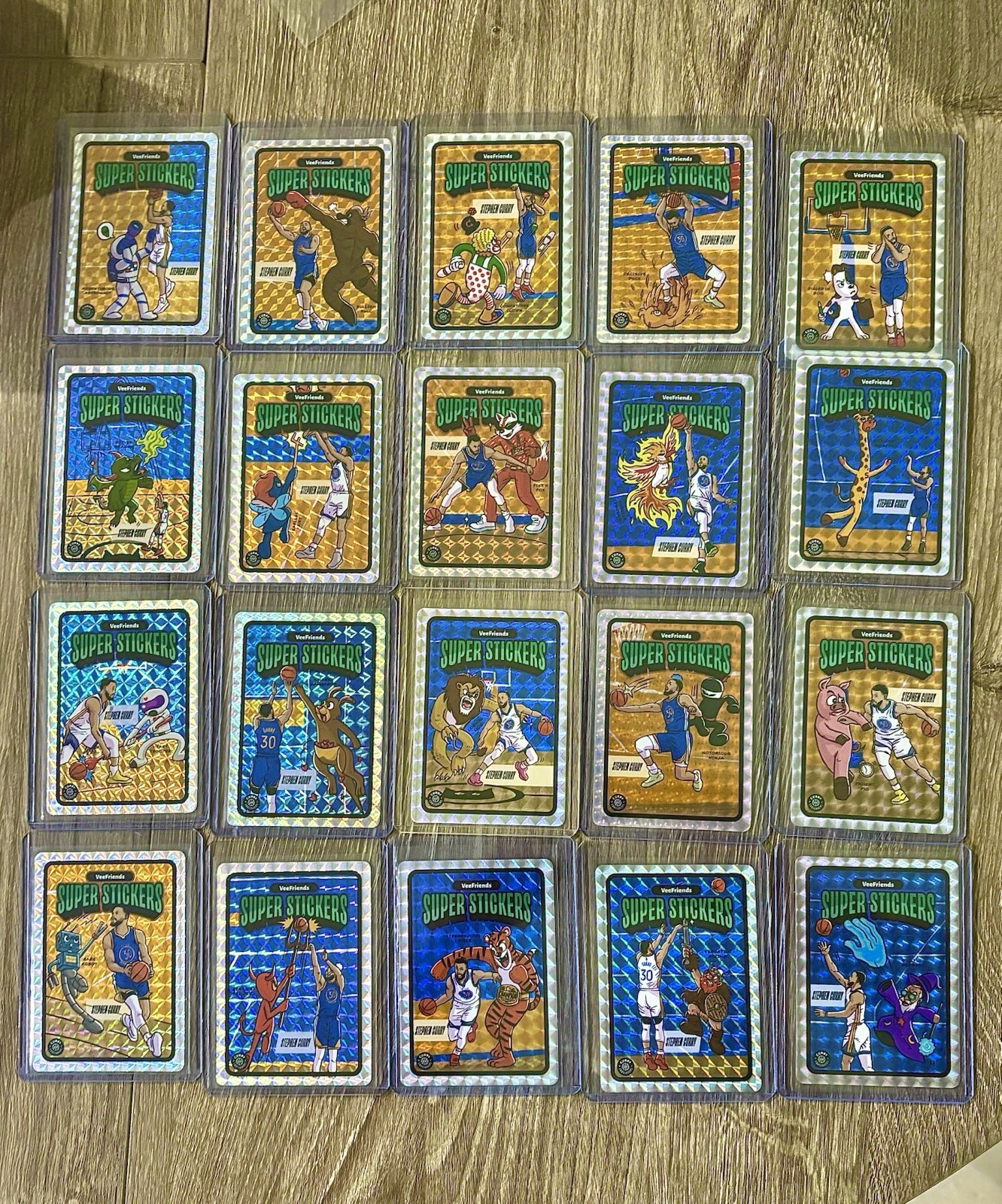 2025 Veefriends Manga Super Stickers Stephen Curry Crossover COMPLETE SET