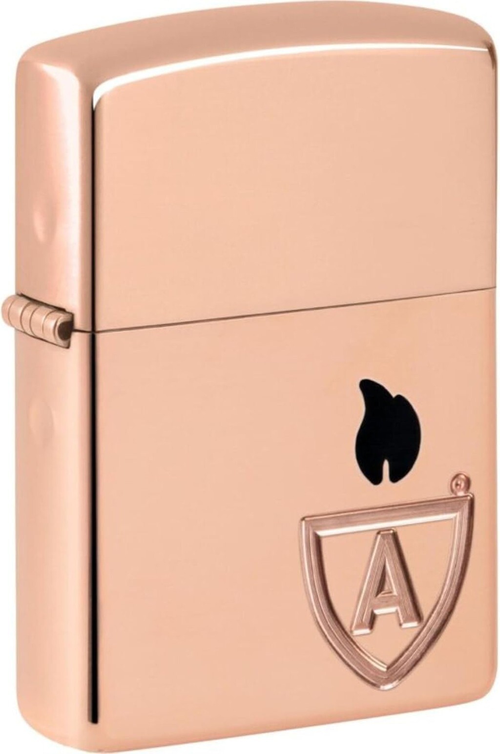Zippo 46171 Limited Edition Solid Copper Armor Lighter Black Insert + FREE FLINT