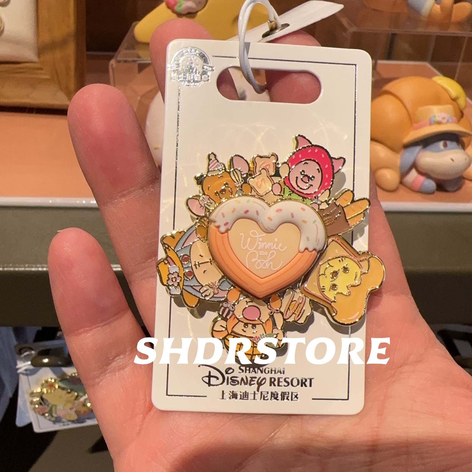 Disney pin authentic 2026 spring winnie the pooh spinner shanghai disneyland