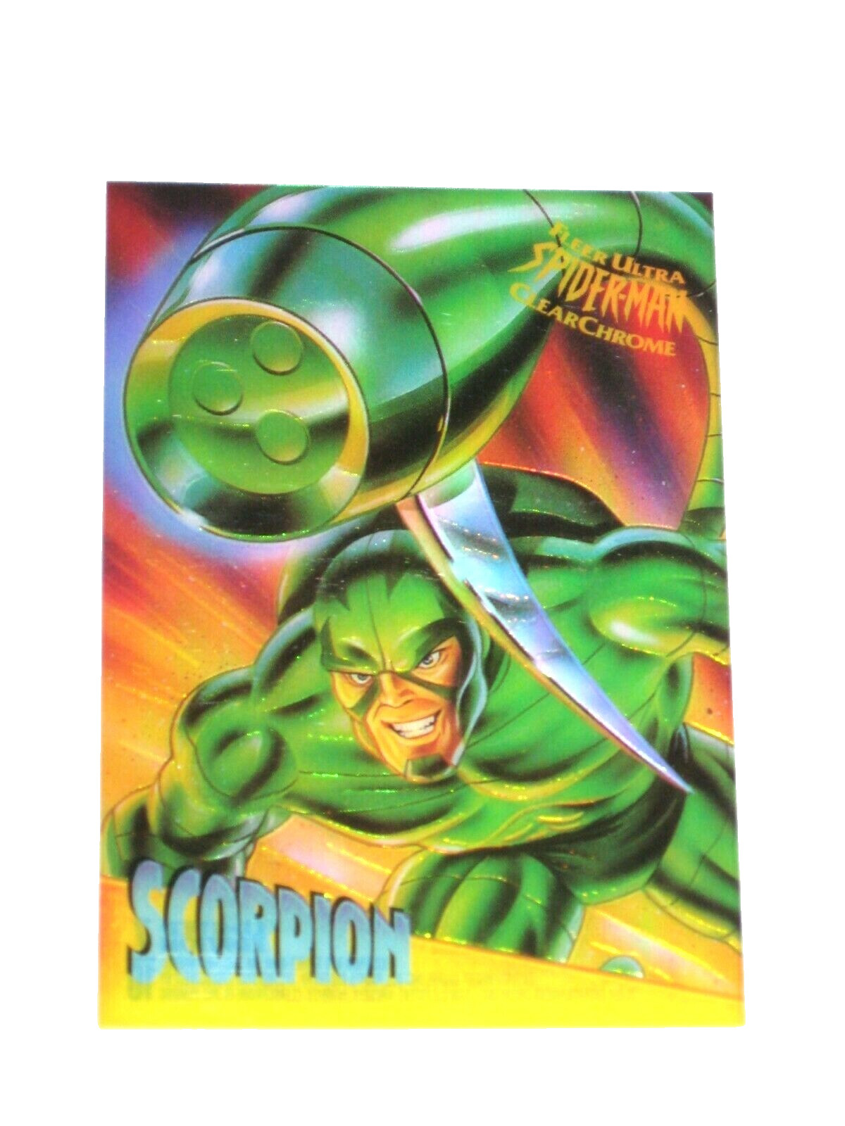 1995 Fleer ULTRA Spider-Man INSERT CLEAR CHROME 10 Card Set VENOM CLEARCHROME