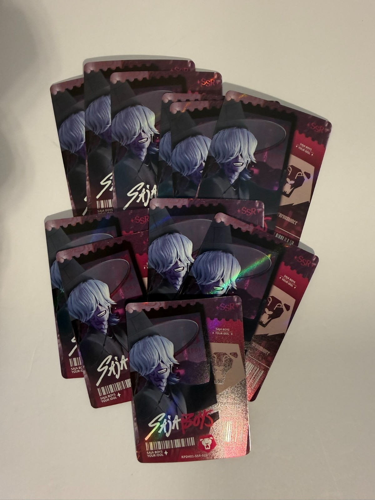 K-Pop demon hunters Mystery Saja Boys KPDH01-SSR-015 single card