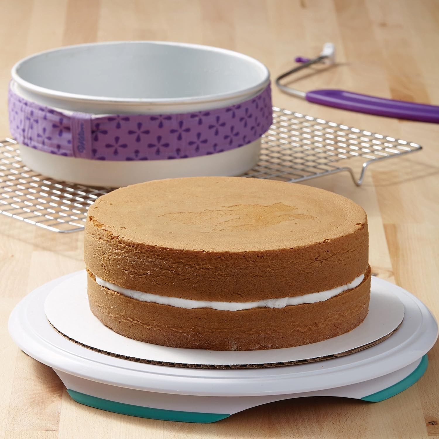 Durable 9-Inch Round Cake Baking Set Made Without PFAS – Hand Wash Only
