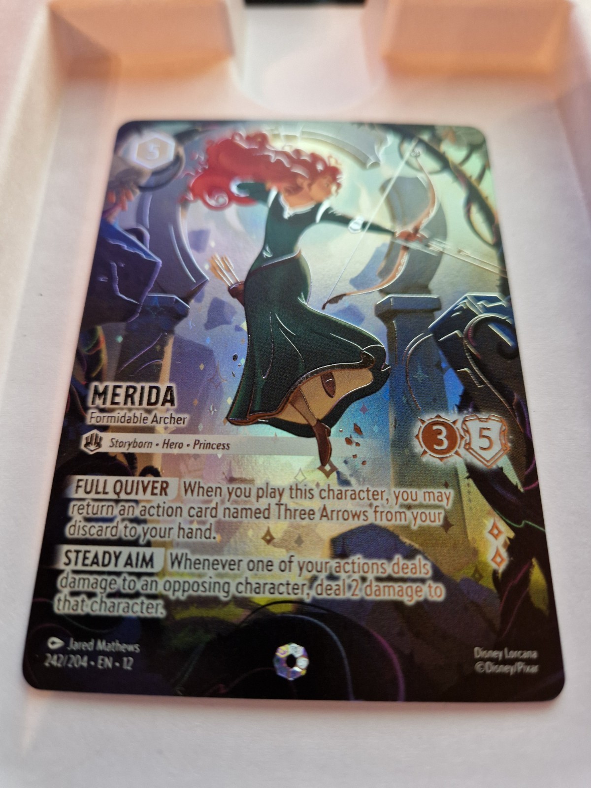 Merida Formidable Archer Iconic Wilds Unknown 242 Disney Lorcana – see pictures
