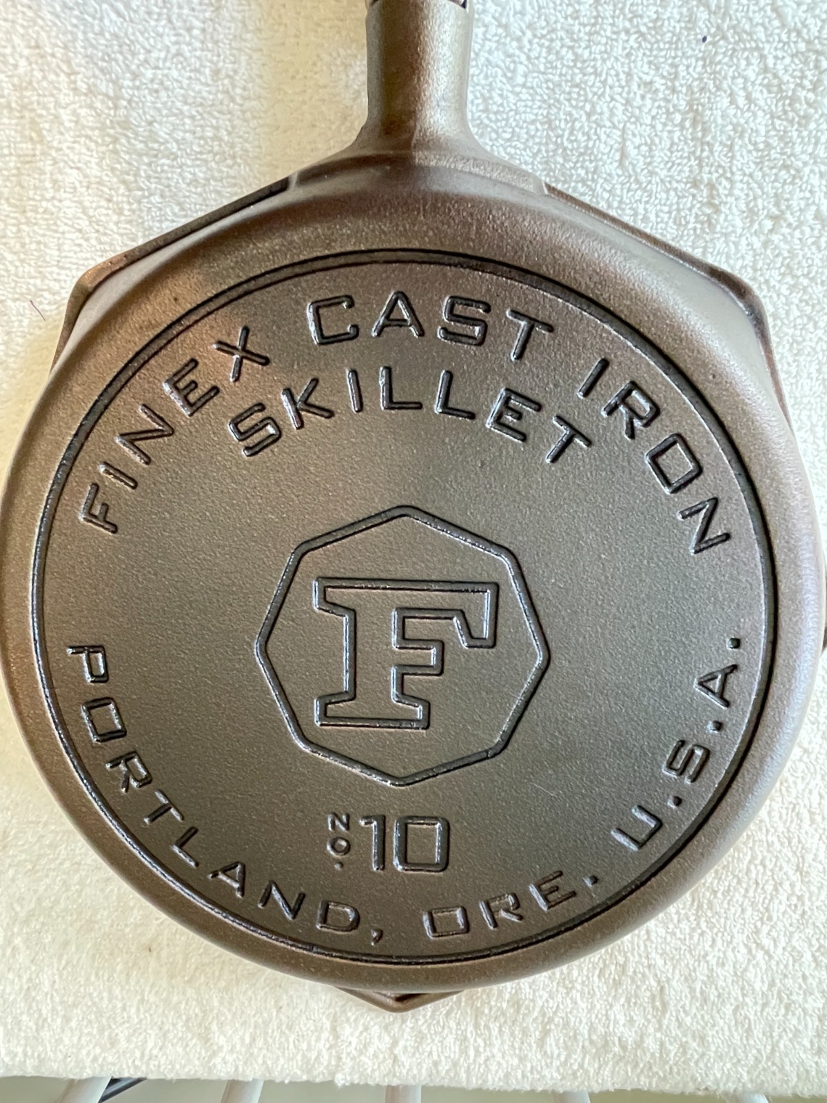 Finex # 10 Cast Iron Skillet Portland Oregon Restored