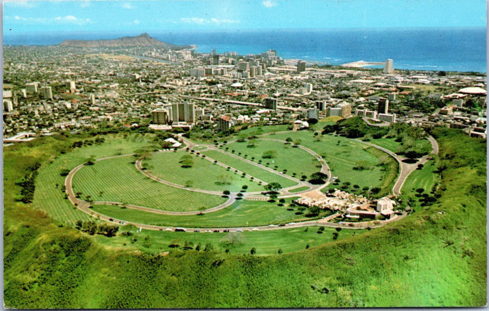 Honolulu, Hawaii – National Memorial Cemetery of the Pacific Postcard