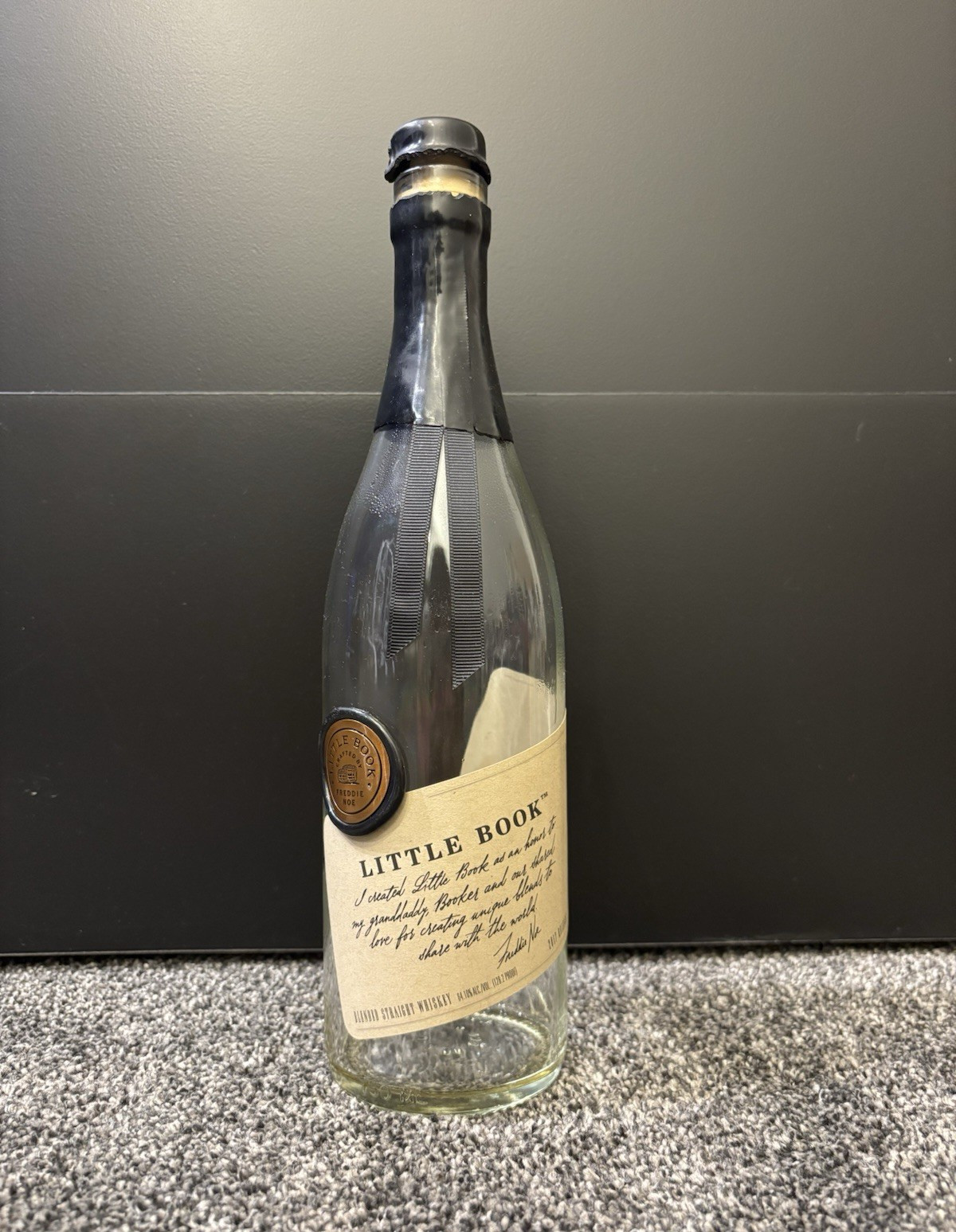 Little Book Kentucky Straight Whiskey 750mL Clear Empty Liquor Bottle