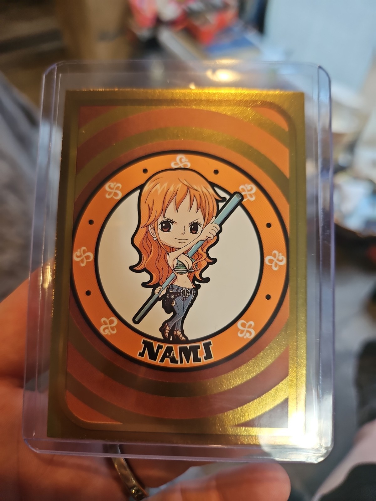 2022 ONE PIECE Epic Journey Panini #210 NAMI Trading Card TCG Gold Border