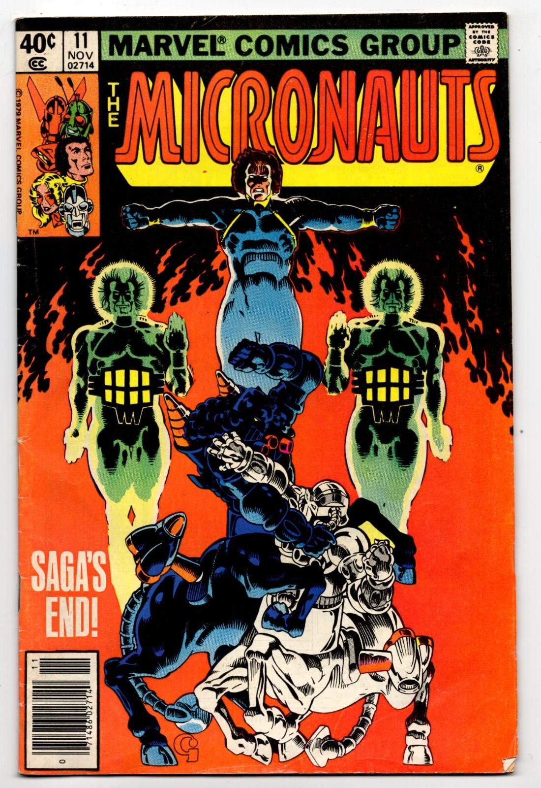 MICRONAUTS #11 VG 1979 :)