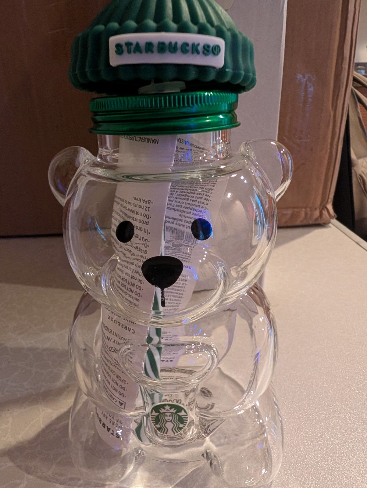 2025 Starbucks Bearista Bear Thick Glass Cold Cup SHIPS SAME DAY BULK PRICING