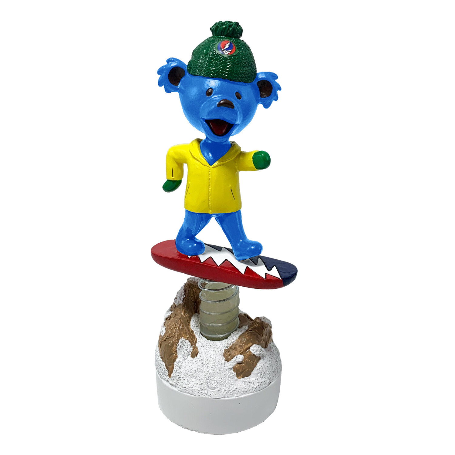 Kollectico Grateful Dead Dancing Bear Snowboard Music Band Bobblehead GDSNWBD