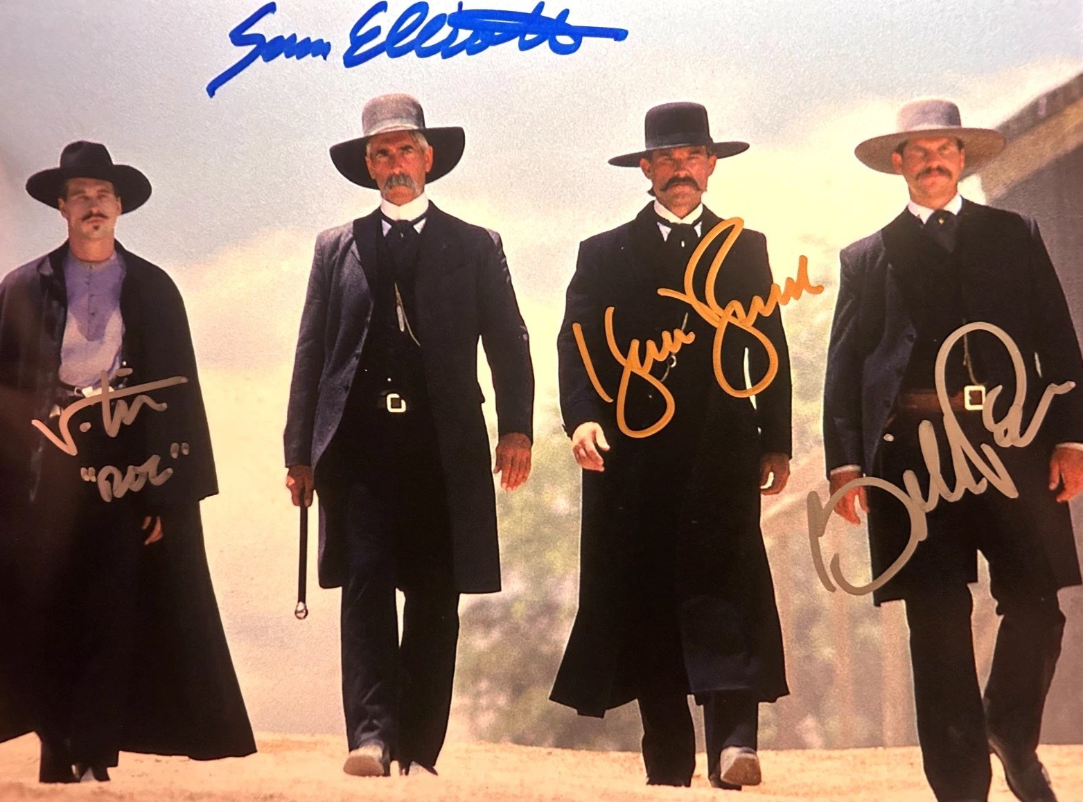 pt261 Cast of the Movie Tombstone “Autographed” Photograph 8X10″