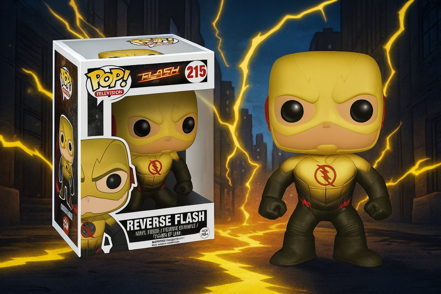 Funko Pop Television: The Flash-Reverse Flash Vinyl Figure #215 #5404