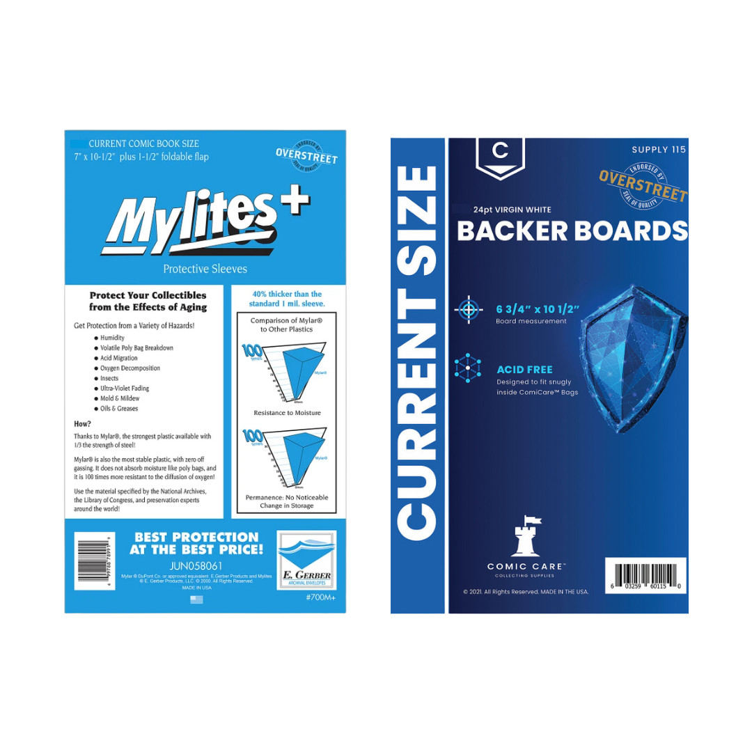 50 sleeves E Gerber Mylites+ 1.42Mil Mylar current Bags & 50 Boards (24Pt) CC
