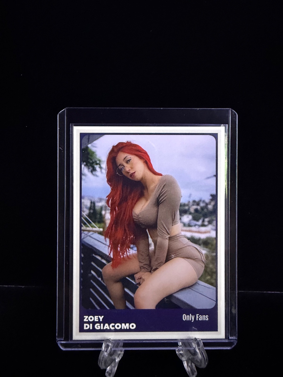Zoey Di Giacomo ONLY FANS SUPER-STAR HOT CUSTOM MADE Card- Free Shipping