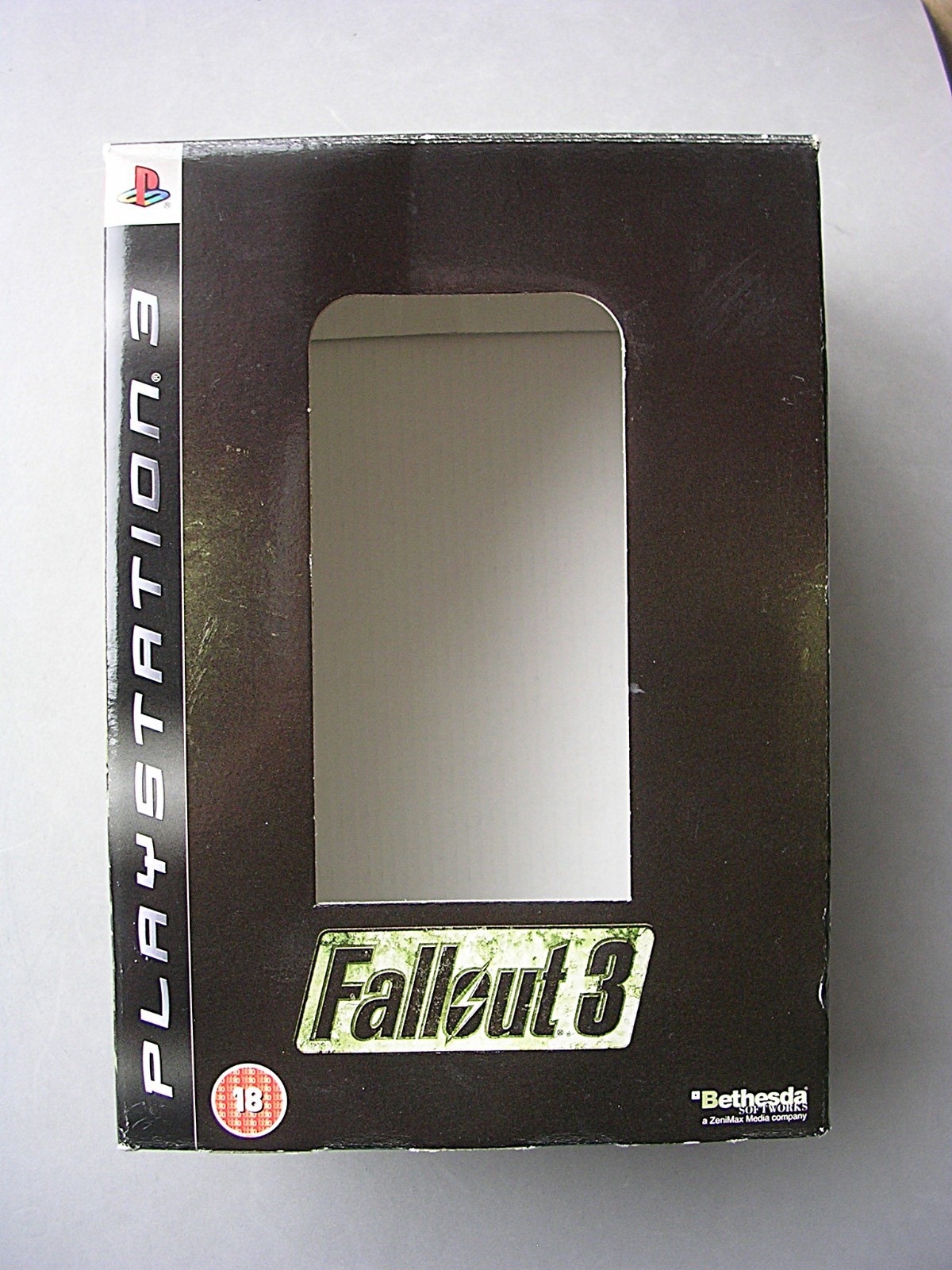 Fallout 3 PS3 Collector’s Edition BOX ONLY – for Brotherhood of Steel Statue