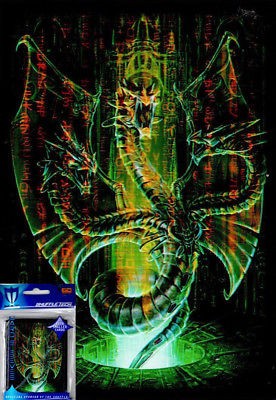 240ct Max Protection Small Deck Shuffle-Tech Sleeves YuGiOh! Size MATRIX DRAGON