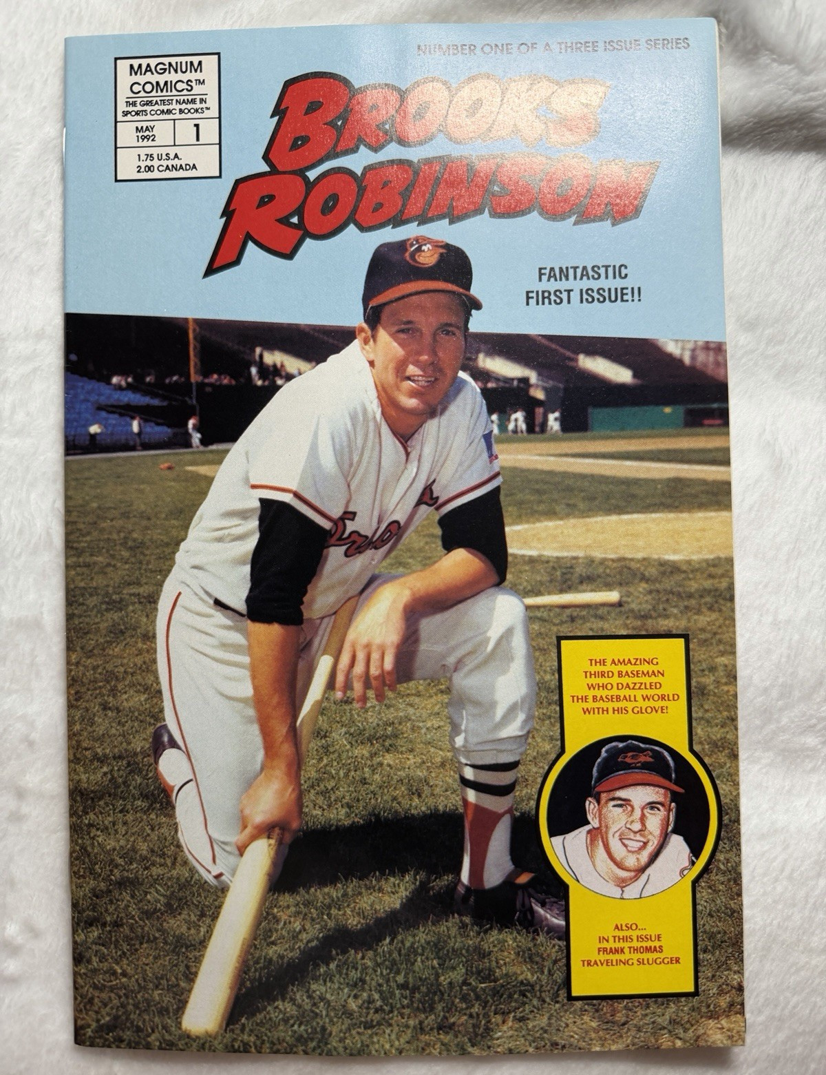 Brooks Robinson #1 (Magnum Comics, 1992) Joe Orsak, Frank Thomas Sports
