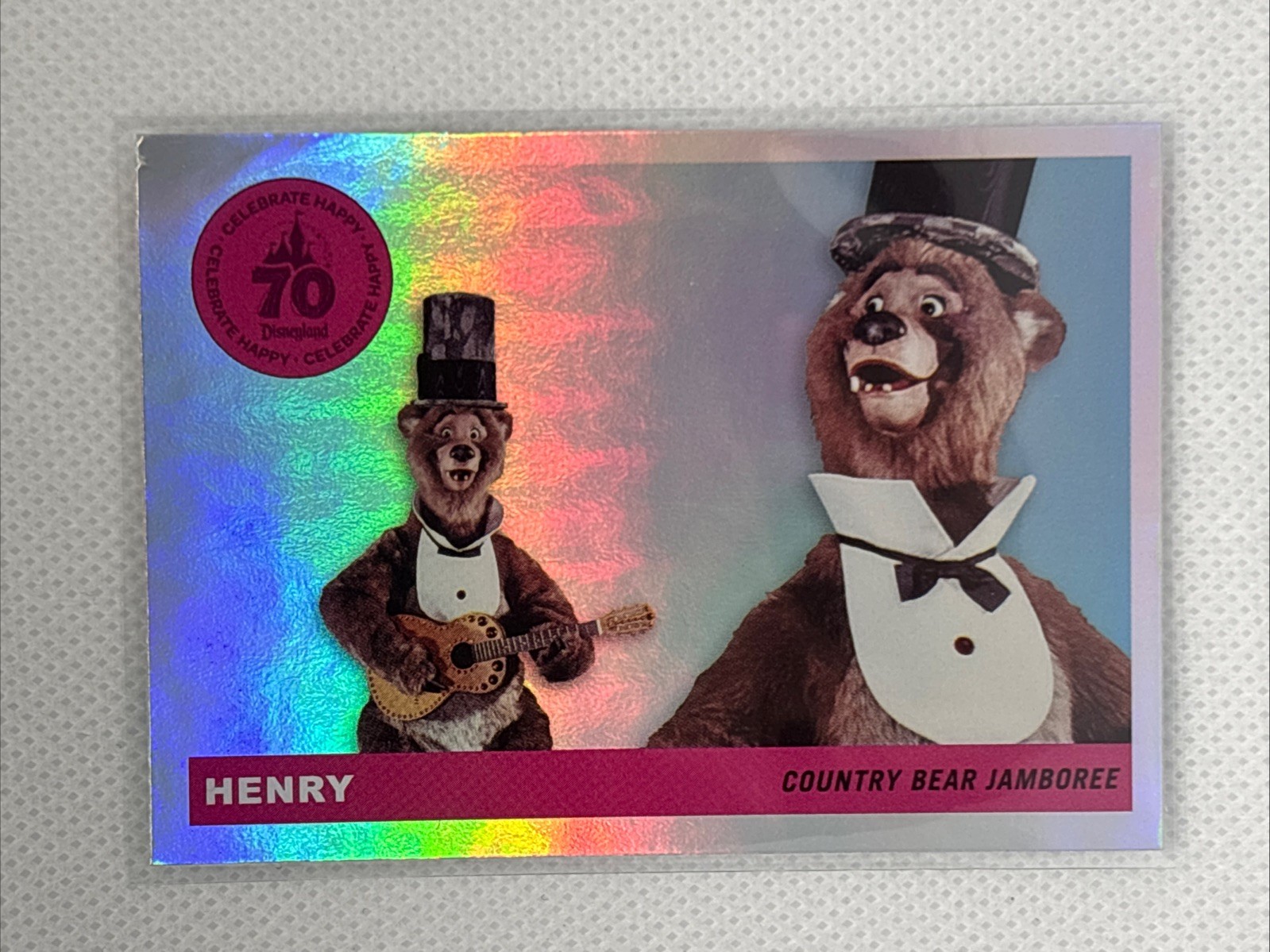 2026 Topps Disneyland 70th Anniversary Henry Insert T55-19 Rainbow Foil See Pics