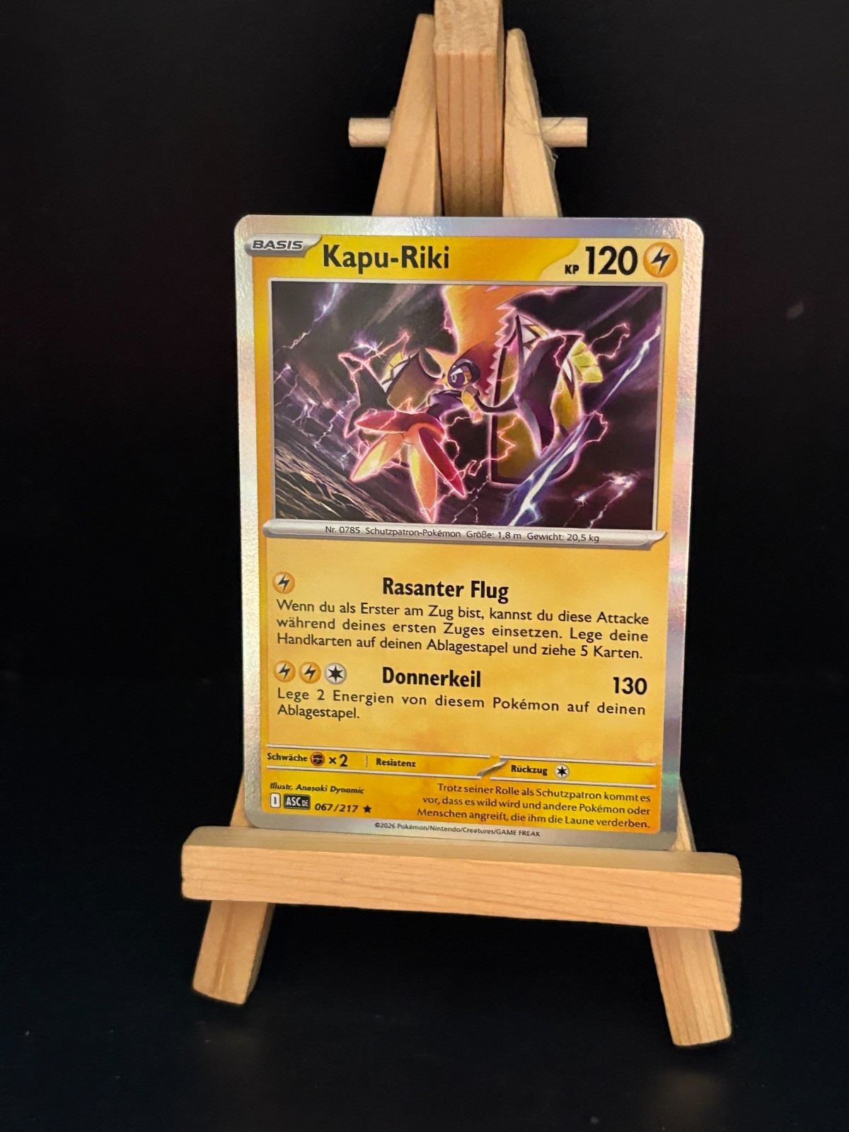 Kapu-Riki Holo 067/217 Pokemon Card TCG from Exalted Heroes