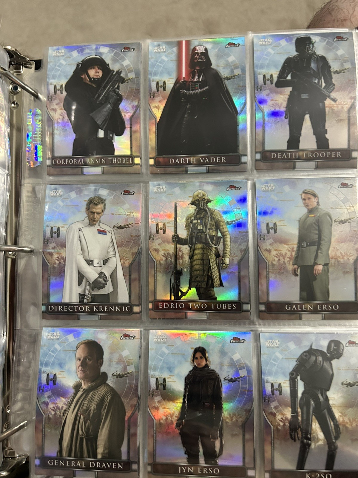 2018 Topps Star Wars Finest Rogue One Insert Complete Set! RO-1 thru RO-20 MINT!