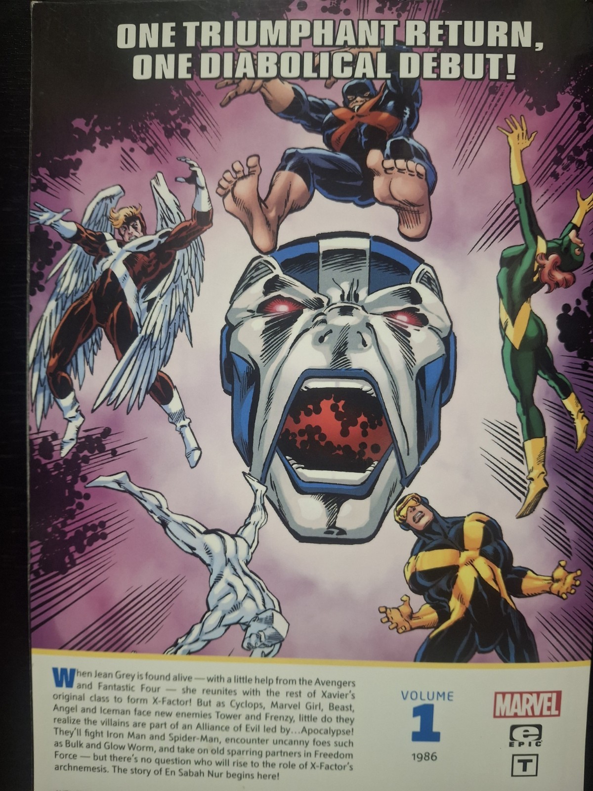 X-Factor Epic Collection Vol 1 “Genesis And Apocalypse” 1986 Marvel TPB
