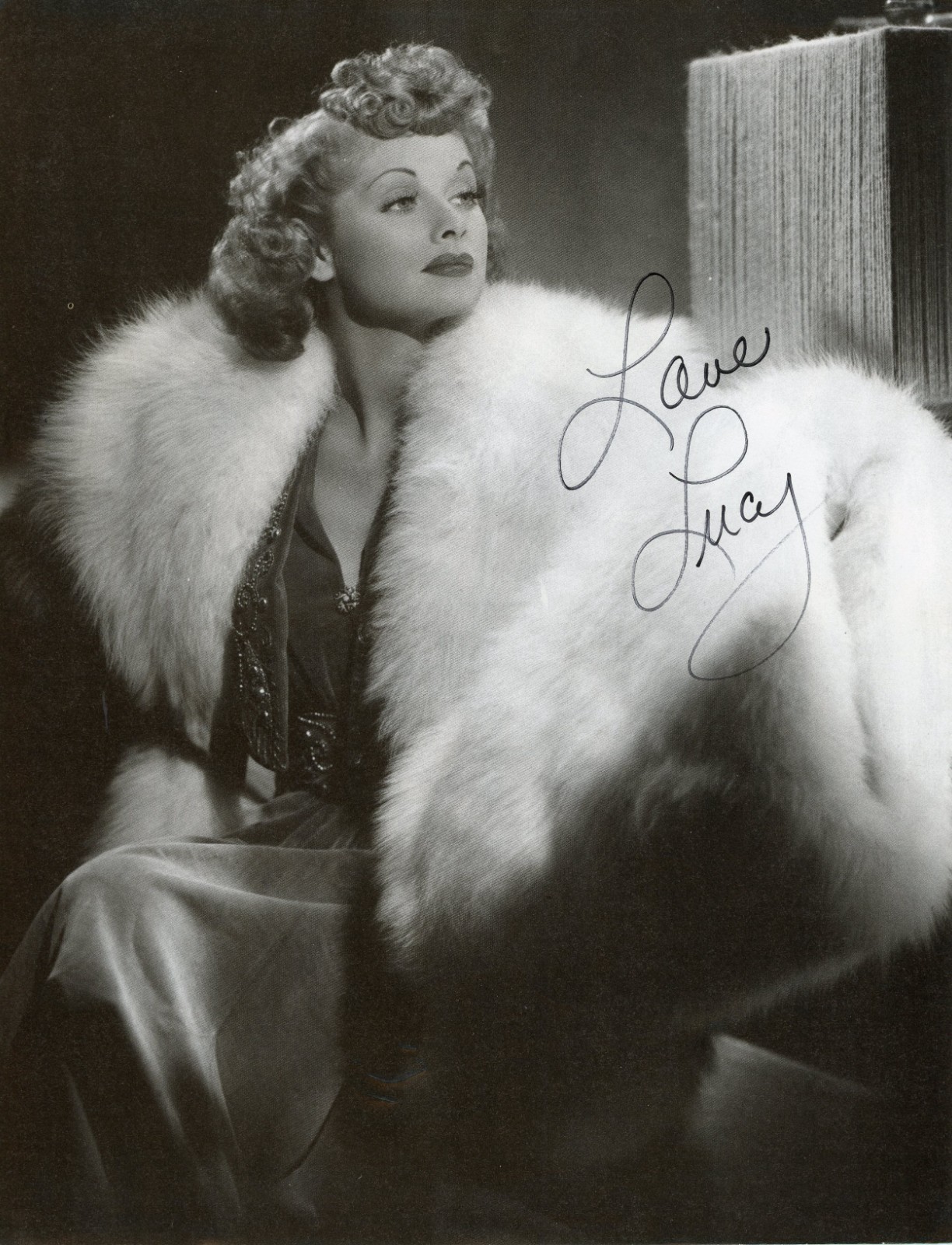 Lucille “Lucy” Ball ~ Signed Autographed Book Page Photograph ~ JSA LOA