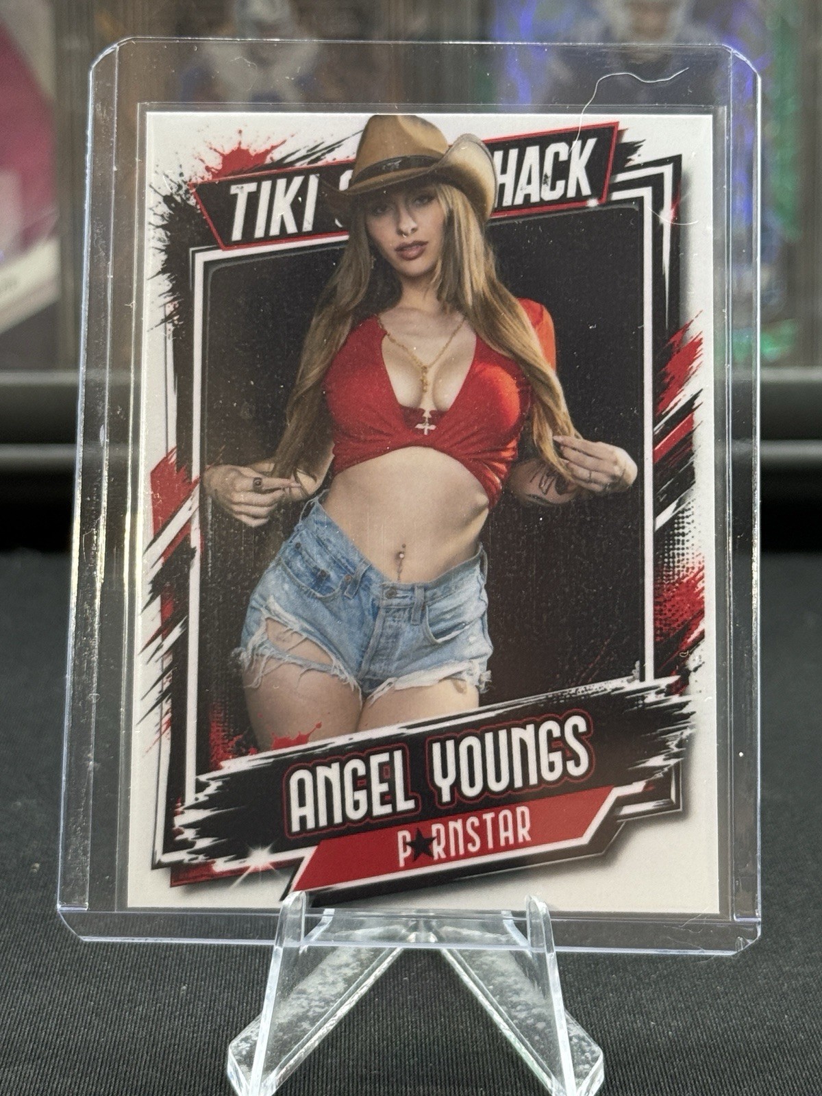 Angel Youngs Adult Card Tiki Card Shack Limited SP Card 001