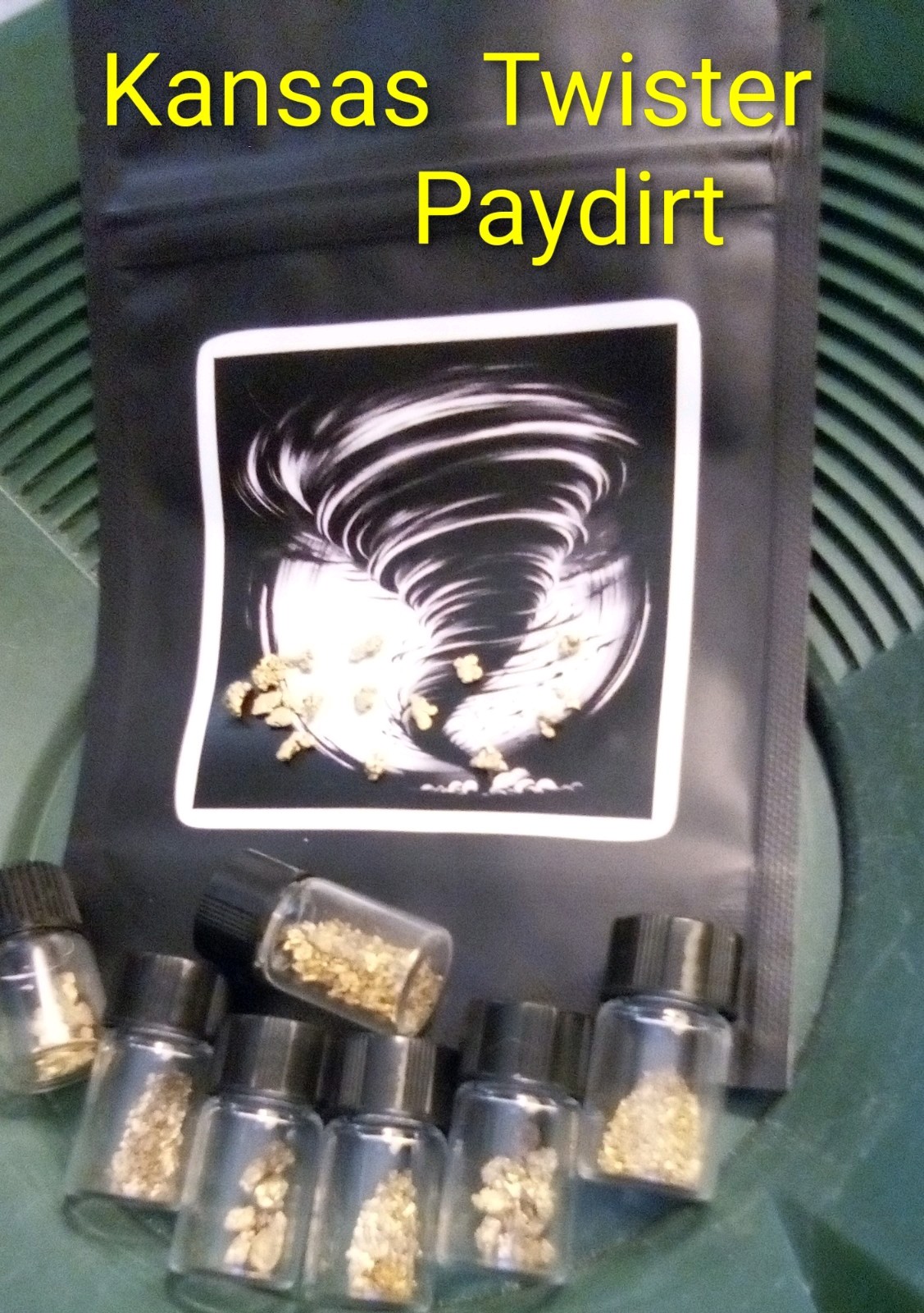 Kansas Twister Paydirt 7oz Bag With 0.25+ Grams Gold Guaranteed
