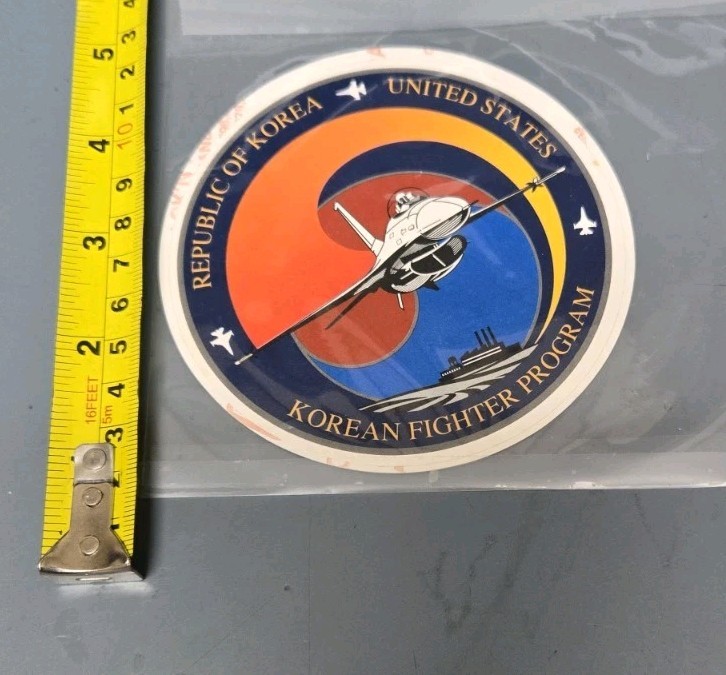 Republic Of Korea United States Korean Fighter Program Stickers SET OF 2