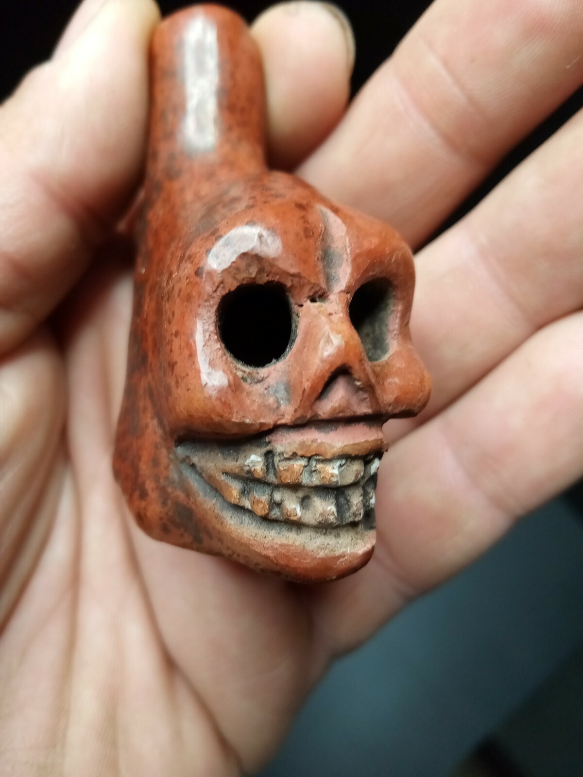 12-Pack Small Death Whistles Wholesale – Authentic Aztec Style, Clay Whistle.