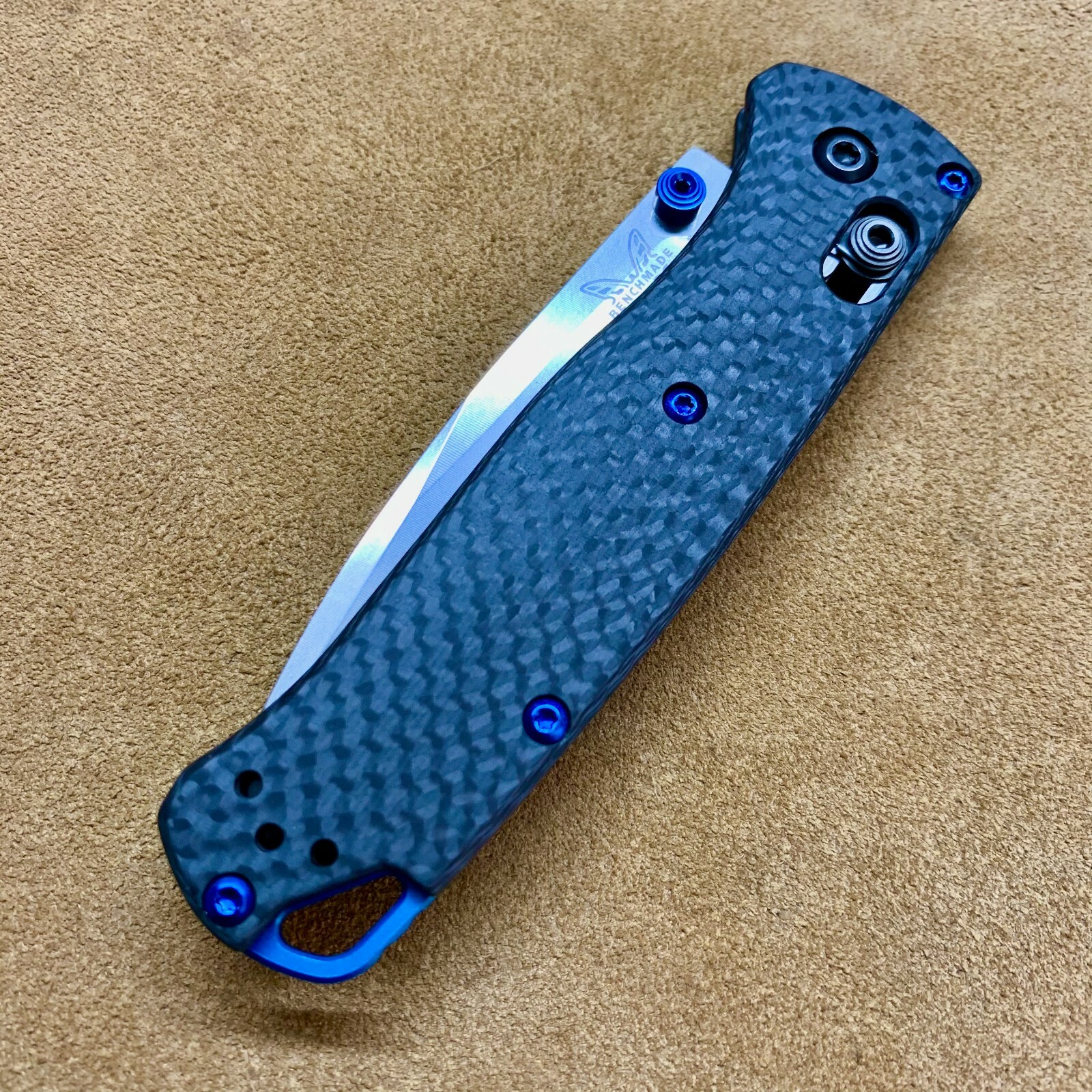 [ Screw Set ] Titanium blue – 10 Screws for Benchmade 535-3 Bugout (No Knife)