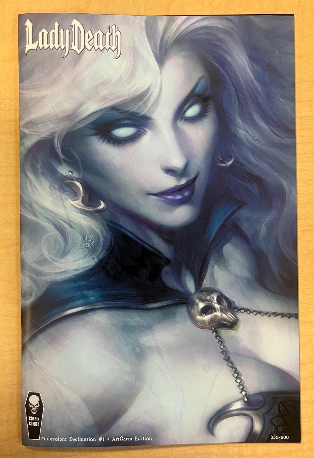 Lady Death Malevolent Decimation #1 ArtGerm Trade Dress Variant Unsigned
