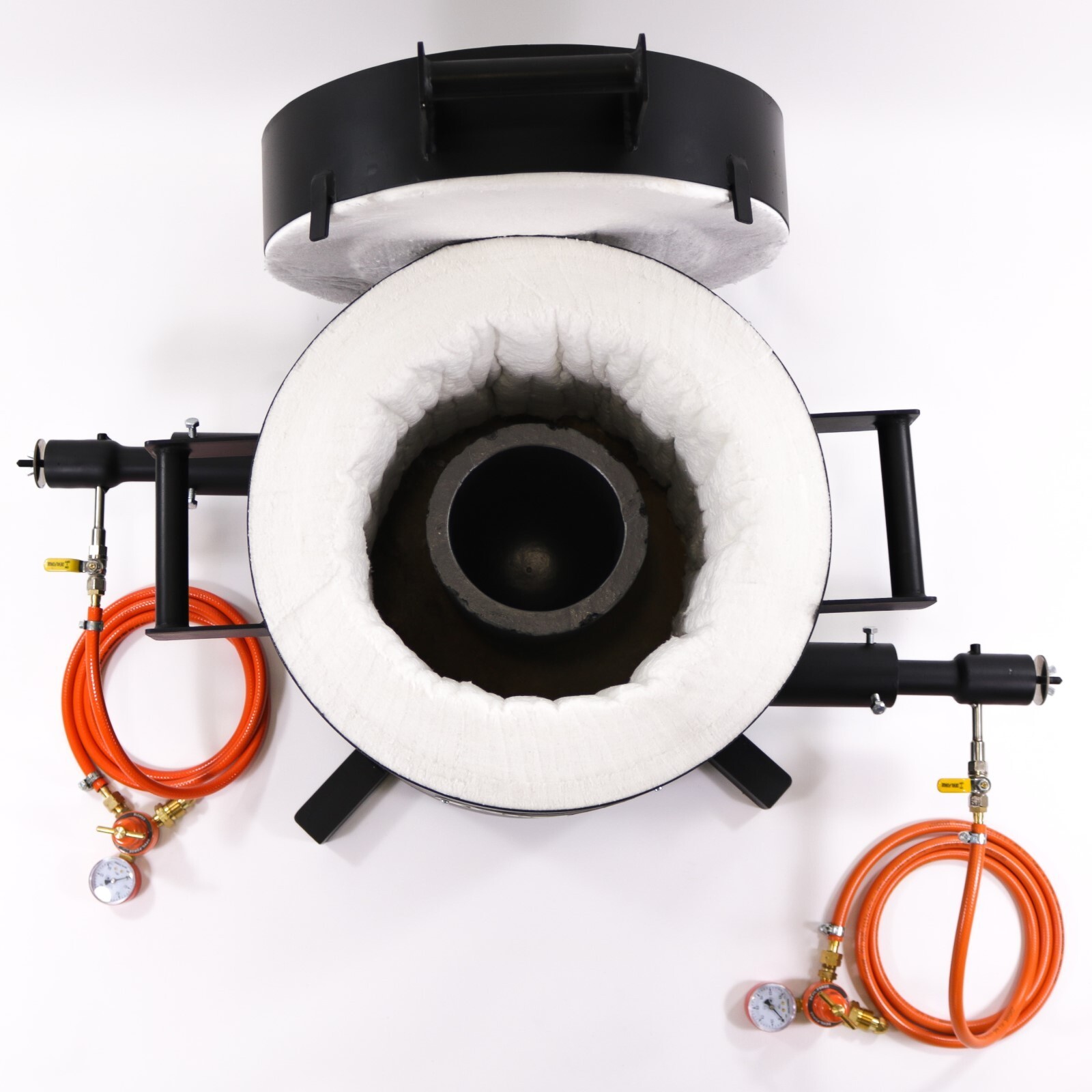 DEVIL-FORGE FB3Hb–20KG Gas Propane Melting Furnace Forge Burner +Crucible USA